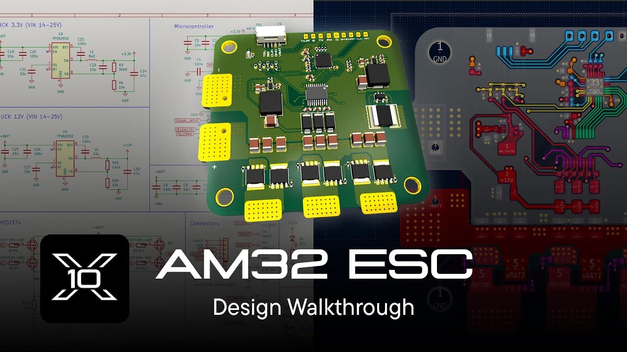 AM32 ESC – PCB Design Walkthrough